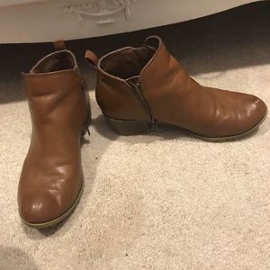 Brown booties